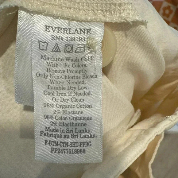 Everlane The Paper Bag Pant Organic Cotton size xs - Picture 2 of 5